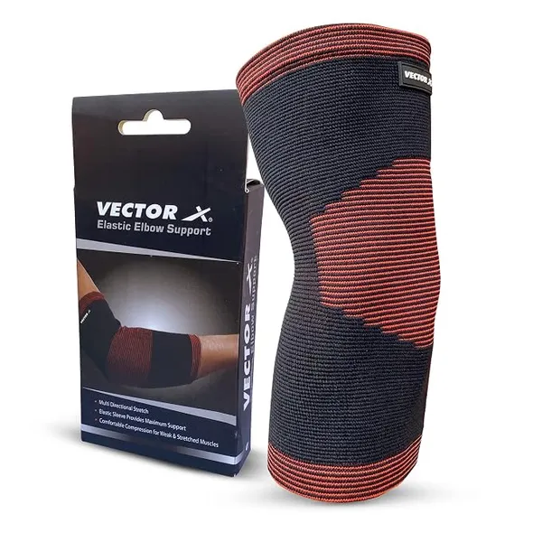 Vector X Elbow Support for Tendonitis, Tennis Elbow Compression Support Sleeve for Golfers Elbow Pain Relief, Arthritis, Bursitis, Workout, Weightlifting Rs.135 @ Amazon