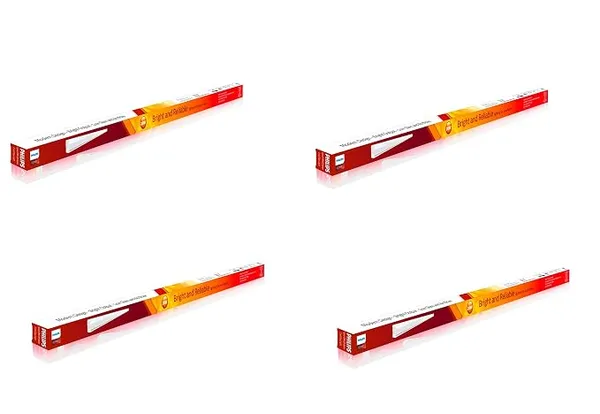 Philips 20W Ujjwal LED Batten, LED Tubelight for Home, Cool Day Light, Pack of 4