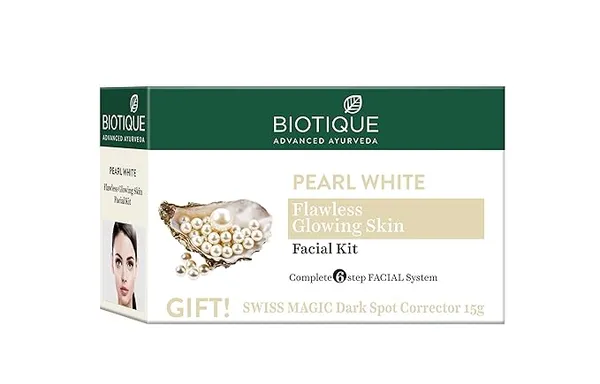 Biotique Bio Pearl White Facial Kit, 65g