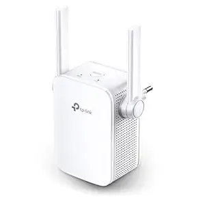 TP-Link TL-WA855RE, Single Band 300Mbps RJ45 Wireless Range Extender, Wi-Fi Booster, Broadband/Wi-Fi Extender, Hotspot with 1 Ethernet Port, Plug and Play, Access Point Mode, 2 External Antennas,White