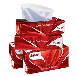 Ezee Tissue Car Box - 100 Pulls (Pack of 4) Rs.169 @ Amazon