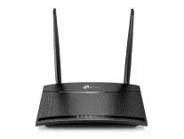 TP-Link TL-MR100 300Mbps 2.4GHz Wireless N 4G LTE, Wi-Fi N300, Plug and Play, Parental Controls, Guest Network, with Nano SIM Card Slot, WiFi Router, Black