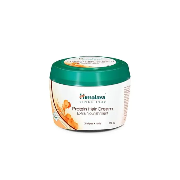 [Apply 5% Coupon] Himalaya Protein Hair Cream | Controls Hair Damage & Improves Hair Conditioning | Non Sticky Oil Replacement Hair Cream| With Chickpea & Amla | For Women & Men | 200ml