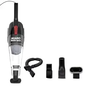 AGARO Regal 800 Watts Handheld Vacuum Cleaner, for Home Use, Dry Vacuuming, 6.5 kPa Suction Power, Lightweight, Lightweight & Durable Body, Small/Mini Size (Black)