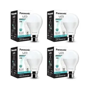 Panasonic Base B22 9-Watt LED Bulb (Cool Day Light) - Pack of 4 Rs.234 @ Amazon