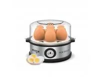 Milton Smart Instant Electric Egg Boiler | Automatic Cut Off | Egg Cooker & Steamer for Boiling Up to 7 Eggs | 3 Boiling Modes | 360 Watt | Stainless Steel Body & Heating Plate |