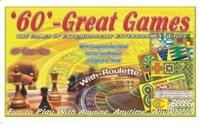 SMART PICKS Kids 60 Great Games Board Game,24 x 4 x 42 Centimeters Rs.210 @ Amazon