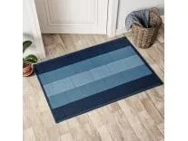Status Contract Anti Slip Front Door Mat|(38x58cm) Living Room Rug for Entrance Door|Polypropylene Floor Mats for Home|Essential Small Rugs for Office, Bedroom & Kitchen|Blue | Set of 1