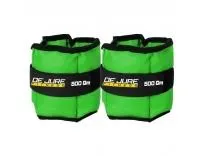 De Jure Fitness Adjustable Ankle & Wrist Weights Pair (0.5KG x 2) for Men & Women | Strength Training, Walking, Running, Workout, Yoga | Comfortable, Durable | Green – 1KG Rs.175 @ Amazon