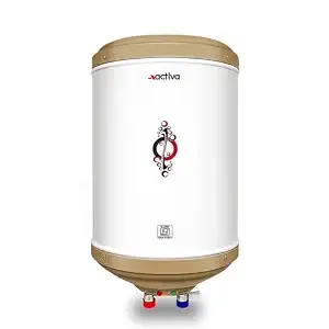 ACTIVA 10L Storage Water Heater Geyser | 3kW ISI Copper Heating Element | BEE 5 Star Rated | 0.8mm Anti-Rust Coated Tank | ABS Body | Fast Heating | 5 Year Warranty | Ivory
