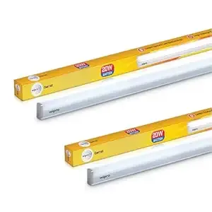 Wipro Garnet 20W LED Batten for Living Room & Bedroom | Bright & Energy Efficient Tubelight for Home | Cool Day Light (6500K) with 2000 lumen|4Feet, Pack of 2 Rs.276 @ Amazon
