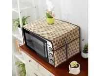 PrettyKrafts A1117 Microwave Oven Top Fabric Cover with Trio Pockets with 4 Utility Pockets (Beige, Black, Free Size) Rs.55 @ Amazon