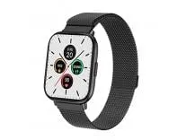 FCUK Fit Pro Full Touch 1.69" Superior Display Smartwatch, Sleek Design Metal Body, 8 Sport Modes, Spo2, Heart Rate Monitoring, IP 68 Water Resistance and Long Battery Life