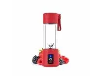 Suzec Portable Electric USB Juice Maker Juicer Bottle Blender Grinder Mixer,6 Blades Rechargeable Bottle with (Multi color)