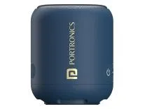 Portronics SoundDrum 1 12W TWS Portable Bluetooth Speaker with Powerful Bass, Bluetooth 5.3V, 360° Surround Sound, USB Drive in, Type C Fast Charging(Blue)