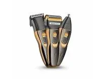 [Apply 3% Coupon] Concepta Trimmer for Men All in One - 3 in 1 Rechargeable Grooming Kit for Men – Beard Trimmer, Hair Clipper, and Nose Trimmer – Corded and Cordless Trimmers for Man - Black