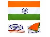 Premium Fabric Indian Flag (National Flag of India Size 20x30 inch)