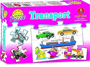 SMART PICKS Educational Transport Vehicle Puzzle for Kids, Includes 8-14 Pieces of Fun Puzzle (Transport) Rs.87 @ Amazon