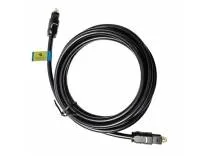 ZEBRONICS OC150 Optical Cable Supporting Dolby Digital Plus With 8 Channel (7.1) Audio Support, 1.5M, Transmission, For Smart TV, AV Receivers And More, Black
