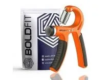 Boldfit Hand Gripper for Men & Women Hand Grip Strengthener for Forearm, Wrist & Finger Workout Fitness Equipment for Home & Gym Training - Black 40Kg
