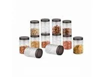 Sky Lexus Celebration 12 Pcs Storage Container Set for Kitchen (750ml x 12 PcS),(Grey) (12pcs -750ml) Rs.200 @ Amazon