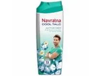 Navratna Cool Talc Active Deo | Talcum Powder | Body Odour Protection & Strong Cooling Effect | Long Lasting Freshness & Fragrance, 400gm Rs.140 @ Amazon