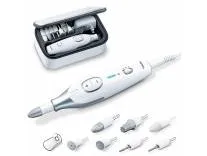 Beurer MP 42 German EngineeringI Manicure Pedicure Kit for women I German Engineering I Electric Nail File with 7 Sapphire & Felt Attachments I For filing, shaping, buffing, callus removal, and polishing I Used for special nail care needs I LED Prec