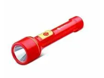 Bajaj Raftaar Jumbo LED RC Torch | Upto 4 Hrs Backup | 3 Mode Switch | 6 Months - Warranty (Pack of 1, Red)
