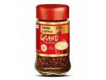 Tata Premium Instant Coffee, 45g Jar, 100% Pure Coffee, With Flavour Locked Decoction Crystals, Rich Aroma & Great Taste