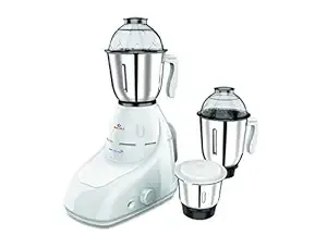 [ICICI CC] Bajaj Plastic GX 8 750 DLX 750W Mixer Grinder with 3 Jars, White