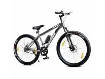 Leader TORFIN 26T City/Hybrid Cycle for Boys/Men with Dual Disc Brake and Front Suspension, Single Speed Without Gear - Ideal Cycle for Men of 10+ Years (Frame: 18 Inches) (26T, Grey) Rs.4697 @ Amazon
