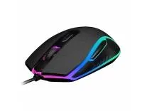 GAMDIAS RGB Wired Gaming Mouse | Aura GS1 | 6 Multi-Function Keys | Advance Ergonomic Design for Better Grip and Travel | Multi-Colour Lighting | 1.5m USB A Cable