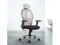 CELLBELL C100 Tauras Lite Flexy Mesh High Back Home & Office Chair/Computer Chair/Study Chair/Revolving Chair/Desk Chair for Work from Home Metal Base Seat Height with 3 Years Warranty (Dark Grey)