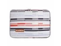Protecta Phoenix Waterproof 14 Inch Laptop Sleeve Hand Bag Cover for Men & Women Ideal for Office & College, with Soft Plush Interiors - (Broken Lines Print)