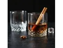 Wonderchef Rosa Whiskey Tumbler 320 Ml (Set of 6) Clear