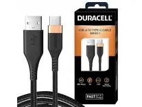 Duracell Usb-A To Type C, 65W Braided Sync&Fast Charging USB Cable, 3.9 Feet(1.2M), Qc 2.0/3.0 Ultra Fast Charging, For Samsung, Mi, Realme, Oppo, One Plus, Seamless Data Transmission, Series 1,Black Rs.230 @ Amazon