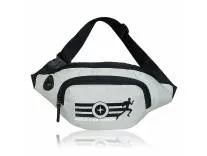 Waist Bag for Men & Women, Slim Fanny Pack Casual Sling Shoulder Chest Pack with Adjustable Strap for Walking, Cycling, Running, Hiking Hold Phones, Keys, Cards (Light Grey) Rs.245 @ Amazon