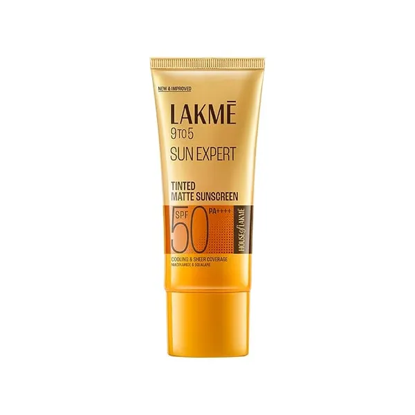 Lakme Tinted Sunscreen with Niacinamide for Even Toned Skin, SPF 50 PA+++, in-Vivo Tested, 100 ml
