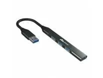 WeCool 4 Ports USB Hub (USB A to 4 USB-A Ports), 3 Ports USB 2.0 and 1 Port USB 3.0 for Super High Speed Data Transfer, USB hub 3.0 for pc, Laptop, HDD, Printer, Camera,Keyborad, Mouse