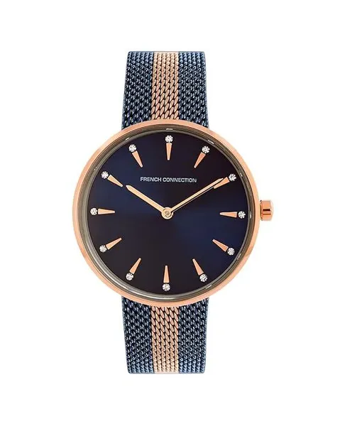 French Connection Stainless Steel Analog Blue Dial Women's Watch-Fcl22-C, Band_Metallic Rs.1450 @ Amazon