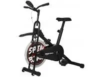 amazon basics Fusion Pro Spin Fitness Bike With Adjustable Cusioned Seat, 7 Kg Flywheel, Lcd Screen, Max User Weight 100 Kg, Multicolor