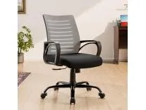 Green Soul Atom | Ergonomic Office Chair for Home & Office | 12 Months Warranty | Comfortable & Spacious Seat | Rocking-tilt Mechanism | Heavy Duty Metal Base (Black & Grey) Rs.2990 @ Amazon
