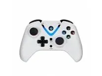 Cosmic Byte ARES Wireless Controller for PC, Hall Effect Joystick & Triggers, Dual Vibration, Backit ABXY Buttons, Turbo, Auto Turbo (White)