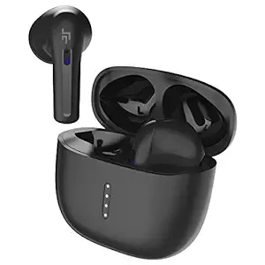 CrossBeats Newly Launched Spark Bluetooth in-Earbuds, 42hrs Playtime, ENC Noise-Cancelling Earphone, 13 mm Driver, Type-c Charging, 40 ms Low Latency, Hall Switch Mode-Black