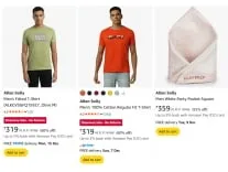 Allen Solly Clothing upto 83% off starting From Rs.229 @ Amazon