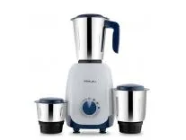 Bajaj Ninja Series Grace 500W Mixer Grinder | Mixie For Kitchen With Duracut® Blades | 2-In-1 Blade Function For Dry & Wet Grinding | 2 Mixie Jars | 5-Yr Motor Warranty 【Midnight Blue】