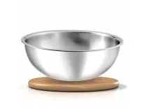 Kraft Futuretec Triply Stainless Steel Extra Deep Tasla - 0.9 litres, 16 cm, 2.5 mm / 3 Layer Steel Tasla/Induction and Gas Base/Toxin Free - Silver (5 Years Warranty) Rs.559 @ Amazon
