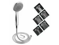 ALTON SHR20730, ABS, 4-INCH, 5-Function Hand Shower With 1.5 Meter, Silver