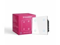 HomeMate Wi-Fi Smart 4 Gang Touch Switch (White, Pack of 1) | No Hub Required | Works with Amazon Alexa, Google Assistant & Siri Rs.928 @ Amazon
