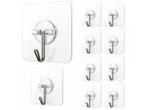Melissa & Doug Adhesive Hooks Kitchen Wall Hooks- 10 Packs Heavy Duty 5 kg Nail Free Sticky Hangers with Stainless Hooks Reusable Utility Towel ice Cream Counter (Round Hook Pack of 10) Rs.107 @ Amazon